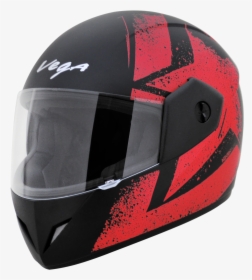 Cliff Dx Adventure Dull Black Red Helmet - Vega Full Helmets Red Black, HD Png Download, Transparent PNG