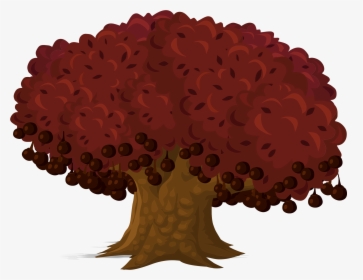 Harvestable Resources Trant Spice Clip Arts - Cartoon Red Tree Png, Transparent Png, Transparent PNG