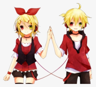 Rin Kagamine Vocaloid Image - Anime Vocaloid Rin & Len, HD Png Download, Transparent PNG