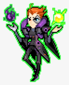 Overwatch Moira Pixel Spray, HD Png Download, Transparent PNG