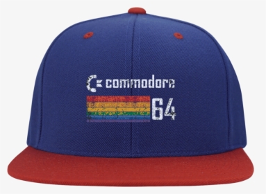 Commodore 64 Flat Bill High-profile Snapback Hat - Hat, HD Png Download, Transparent PNG
