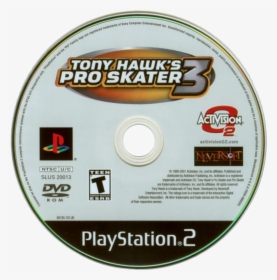 Tony Hawk's Pro Skater 3 Ps2 Cd, HD Png Download, Transparent PNG