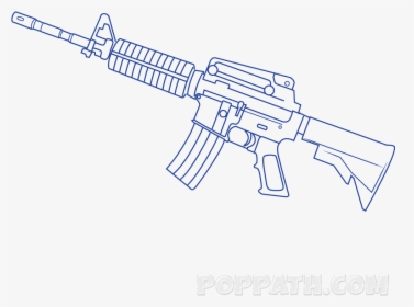 Drawn M Free On - Rifle, HD Png Download, Transparent PNG