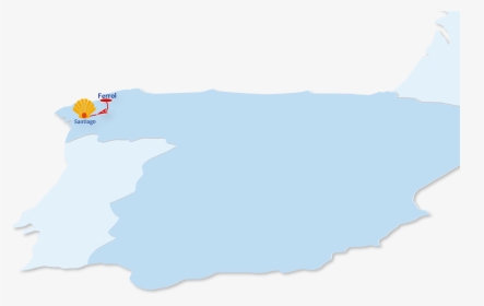 A Map Of The Camino De Ingles Route - Illustration, HD Png Download, Transparent PNG