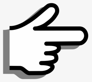 Vector Pointer Transparent - Cartoon Finger Pointing Gif, HD Png Download, Transparent PNG