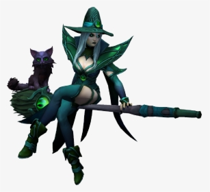 Whitemane Cat Broom Mount 1 - Illustration, HD Png Download, Transparent PNG