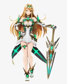 Xenoblade Chronicles 2 Mythra Png, Transparent Png, Transparent PNG