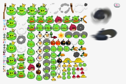 All Angry Birds Sprites, HD Png Download, Transparent PNG