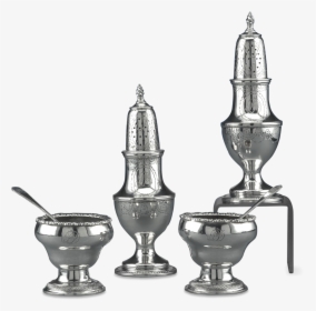 Early American Silver Salt And Pepper Service By Stephen - Monochrome, HD Png Download, Transparent PNG