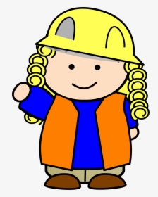 Construction Worker Heavy Machinery Child Bulldozer - Clip Art Construction, HD Png Download, Transparent PNG