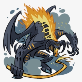 #balrog #thelordoftherings #monster #flames #cartoon - Sketch, HD Png Download, Transparent PNG