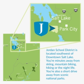 Jordan School District Is Located Southwest Of Downtown - Atlas, HD Png Download, Transparent PNG