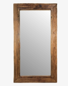 Rustic Framed Wall Mirror - Mirror, HD Png Download, Transparent PNG