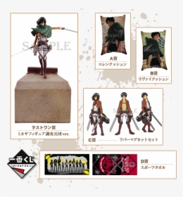 Attack On Titan Shingeki No Kyojin Figurines - Poster, HD Png Download, Transparent PNG