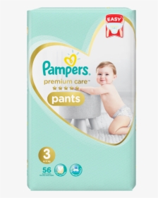 Pampers Premium Care Pants Diapers, Size 3, Midi, 6-11 - Pampers Premium Care Medium, HD Png Download, Transparent PNG
