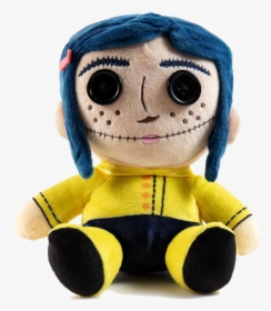 Coraline With Button Eyes Phunny Plush By Kidrobot - Coraline Peluche, HD Png Download, Transparent PNG