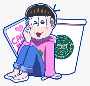 Osomatsu San Todomatsu Totty Totty Face Sticker Totally-totty, HD Png Download, Transparent PNG