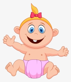 For Diy Lotto Ticket, Happy Baby Ticket Winning Image - Baby Wearing Diaper Cartoon, HD Png Download, Transparent PNG
