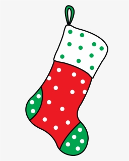 Stocking Vector Simple - Draw A Christmas Stocking, HD Png Download, Transparent PNG