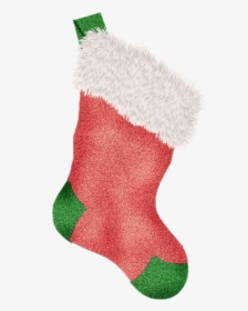 Christmas Stocking, Green Christmas Stockings, Scrapbook - Christmas Stocking, HD Png Download, Transparent PNG