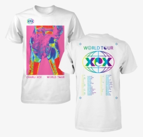 Cxcx Splitfountaintee Fb V - Charli Xcx Tour Shirt, HD Png Download, Transparent PNG