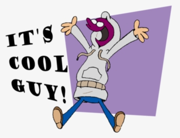 It S Cool Guyj Anime Central Cartoon Purple Text Violet - Cartoon, HD Png Download, Transparent PNG