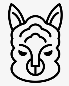 Sheep Face Outline - Animal Outline Icon Png, Transparent Png, Transparent PNG