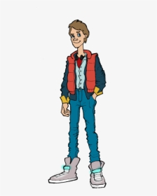 Marty Mcfly Cartoon, HD Png Download, Transparent PNG