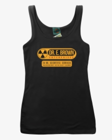Back To The Future Inspired Doc Brown T-shirt , Png - Active Tank, Transparent Png, Transparent PNG