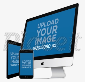 Placeit Angled Ipad And - Ipad Iphone Imac Mockup, HD Png Download, Transparent PNG