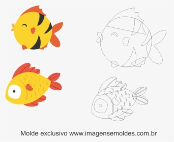Molde Fundo Do Mar - Coral Reef Fish, HD Png Download, Transparent PNG