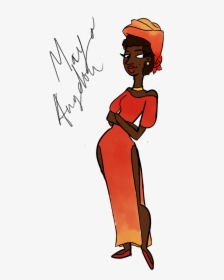 I Redrew My Maya Angelou Clone High Concept Based On - Illustration, HD Png Download, Transparent PNG