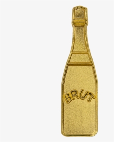 Gold Champagne Bottle Png - Glass Bottle, Transparent Png, Transparent PNG