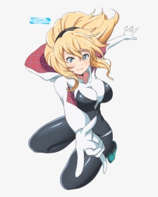 Anime Spider Gwen Art, HD Png Download, Transparent PNG