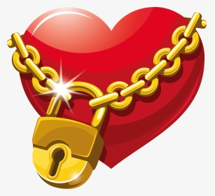 Locked Heart Png King - Locked Heart Png, Transparent Png, Transparent PNG