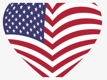 American Flag Clip Art - Us Flag Heart Png, Transparent Png, Transparent PNG