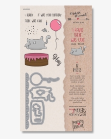 I Heard There Was Cake Stamp & Die Set Packaging - Illustration, HD Png Download, Transparent PNG