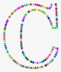 Stars, Colorful, Prismatic, Chromatic, Rainbow - Letras Vetorial De Estrelas, HD Png Download, Transparent PNG