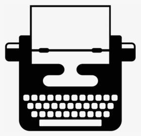 Typewriter Icon Transparent Background Clipart , Png - Transparent Background Typewriter Png, Png Download, Transparent PNG