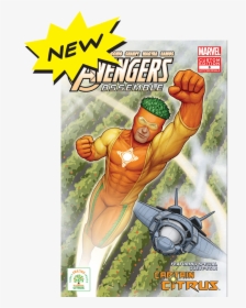 Comic Cover Art - Marvel Captain Citrus, HD Png Download, Transparent PNG