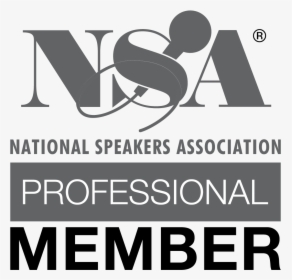 National Speakers Association Professional Member, HD Png Download, Transparent PNG