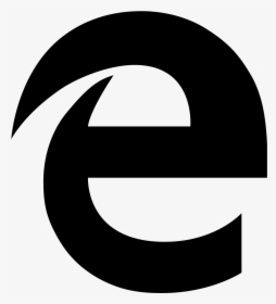 Microsoft Edge Icon Free Download At Icons8 - Microsoft Edge Logo White, HD Png Download, Transparent PNG