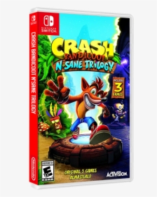 Crash Bandicoot N Sane Trilogy - Juegos Para Nintendo Switch, HD Png Download, Transparent PNG