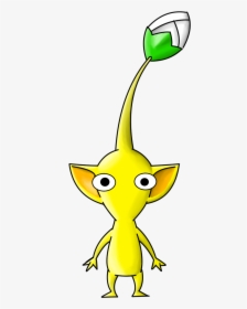 Just A Yellow Pikmin - Cartoon, HD Png Download, Transparent PNG
