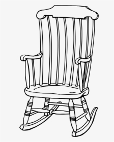 Rocking Chair Clip Arts - Rocking Chair Drawing Png, Transparent Png, Transparent PNG