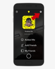 Navigate To Settings On Your Snapchat Account To Enable - Iphone, HD Png Download, Transparent PNG
