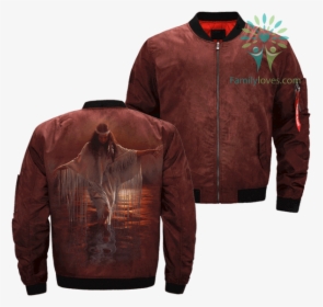 Native American Indian Girl Over Print Bomber Jacket - Truck Driver Jackets, HD Png Download, Transparent PNG