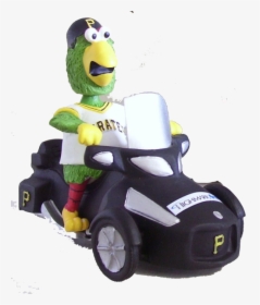 Parrot The Pittsburgh Pirates Mascot On Atv Bobble - Push & Pull Toy, HD Png Download, Transparent PNG