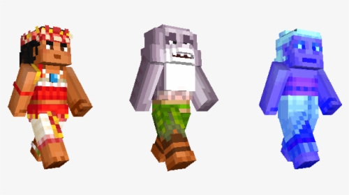 Minecraft Moana Skin Pack, HD Png Download, Transparent PNG