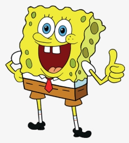How To Draw Spongebob - Step By Step Spongebob Drawing Easy, HD Png Download, Transparent PNG